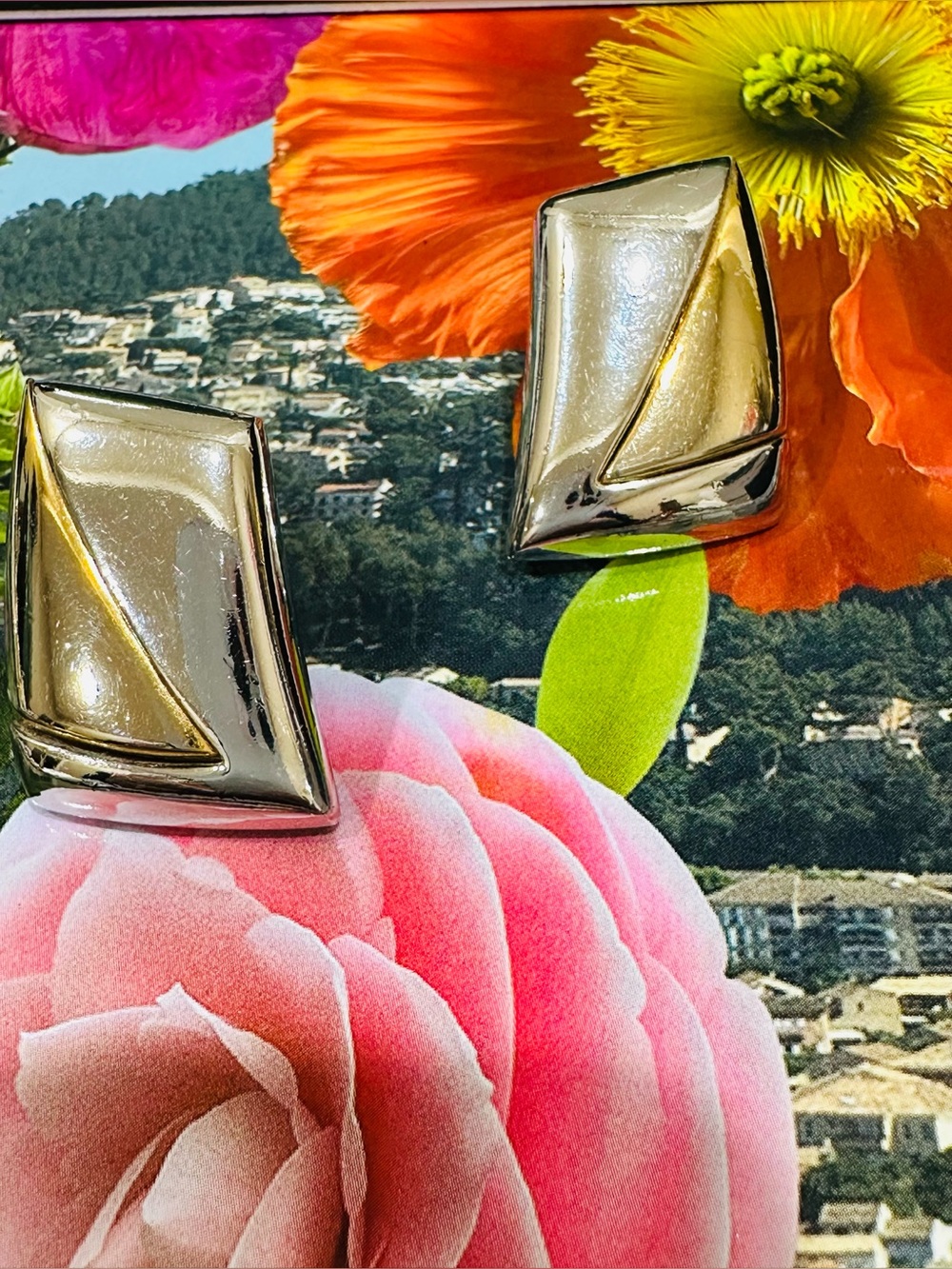 Napier clip earrings